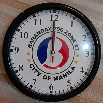 10" Personalized Clock